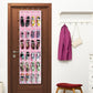 24 Pockets Clear Over the Door Shoe Organizer