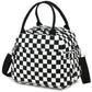 Lunch Bag for Women Cute Corduroy Lunch Tote Bags with Shoulder Strap Reusable Insulated Lunch Box Large Capacity Reusable Insulated Cooler for Work Picnic or Travel