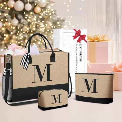 Initial Tote Bag