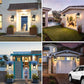 Solar Porch Lights Outdoor Dusk to Dawn with Motion Sensor (2 Count)