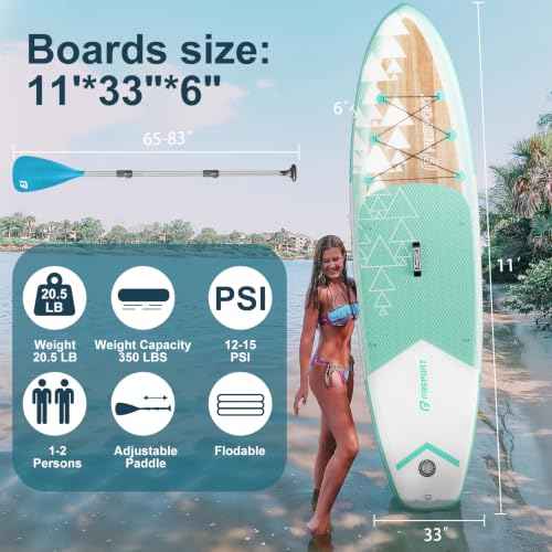 11' Premium Stand Up Paddle Board