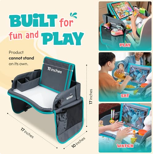 Kids Travel Tray with Dry Erase Board WITRIP