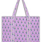100% Cotton Quilted Tote Bag For Women