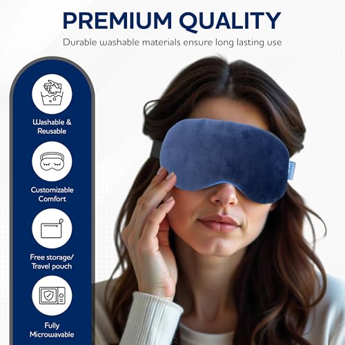 Microwavable & Freezable Hydro Beads Eye Mask