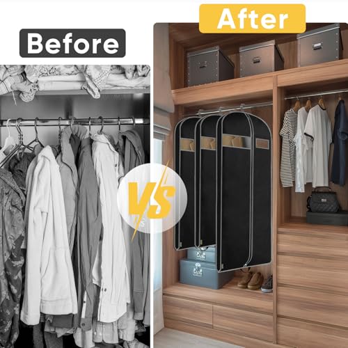5PK Garment Bags for Hanging Clothes (5 Count)