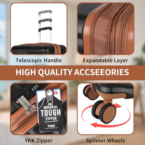5 Piece Hardside Luggage Set (5 Count)