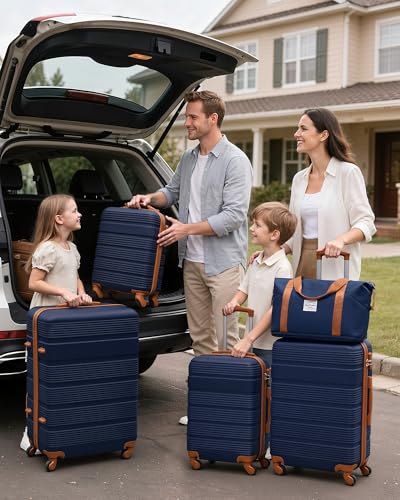 Luggage Sets with Spinner Wheels (6 Count)