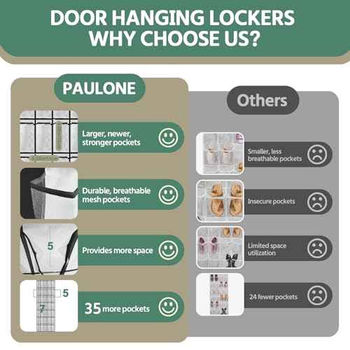 35 Pocket Over the Door Shoe Organizer (35 Count)