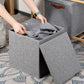 Fabric Storage Bins with Lids 13 Inch Storage Cubes with Lid (2 Count)