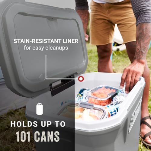 Classic Series Insulated Portable Rolling Cooler with Wheels