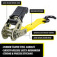 Ratchet Tie Down Straps (4 Count)