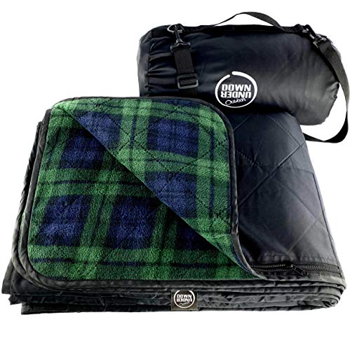 Waterproof 350 GSM Fleece or Sherpa Stadium Blanket