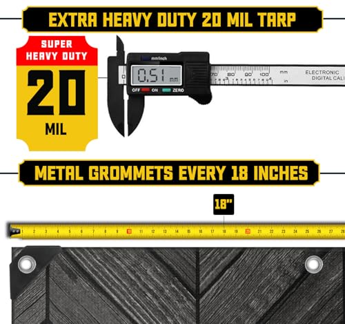Extreme Heavy Duty 20 Mil Tarp Cover