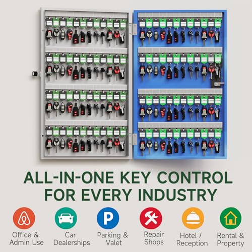 96 Key Smart Key Lock Box with Key Management App