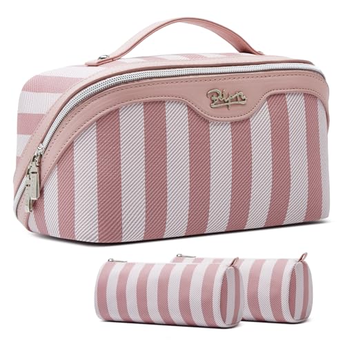 Travel Makeup Bag Cosmetic Bags for Women (3 Count)