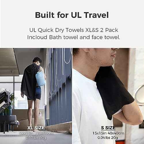 Ultralight Quick Dry Towels for Backpacking