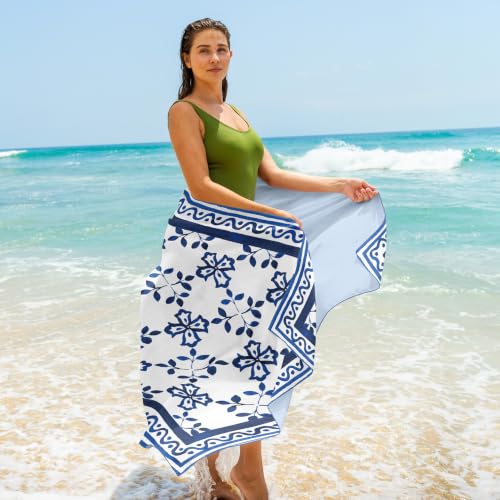 Microfiber Beach Towel for Adults with Bag