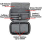 Gift Set 6 Slot Leather Watch Box and 2 Watch Travel Case