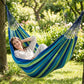 Cotton Camping Hammock Portable with Tree Straps Holds 660lbs