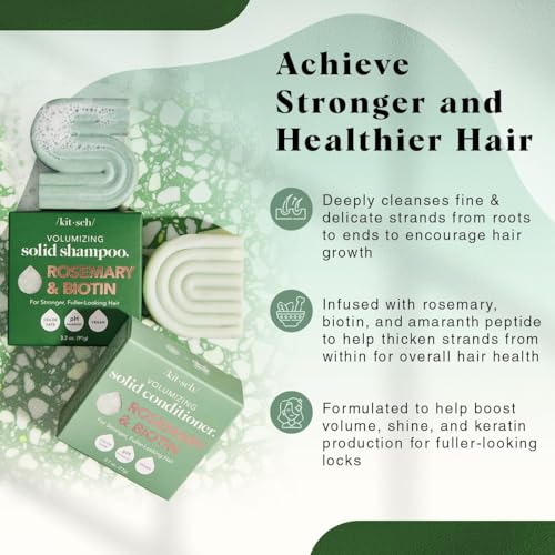 Rosemary & Biotin Shampoo and Conditioner Set for Hair Growth (5.9 Ounce)