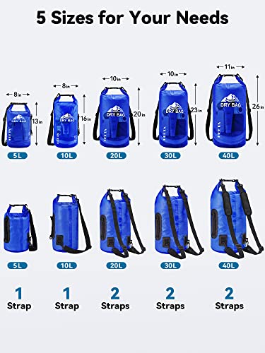 Dry Bag Waterproof Backpack with Phone Case