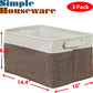 14.4" x 10" Slim Large Fabric Storage Bin (3 Count)