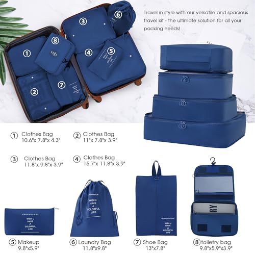 Luggage set 13 Piece 16 20 24 28 IN Hardside Suitcase with Bags (13 Count)