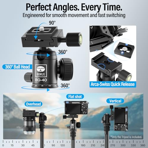 AM 5C Carbon Fiber Travel Tripod 54"