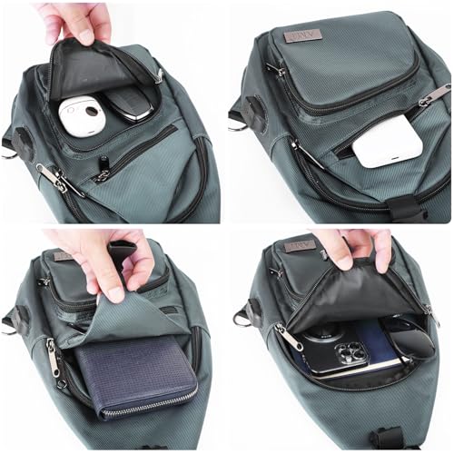 Crossbody Hiking Casual Sling Bag For Men Women Travel Camping Chest Backpack Daypack