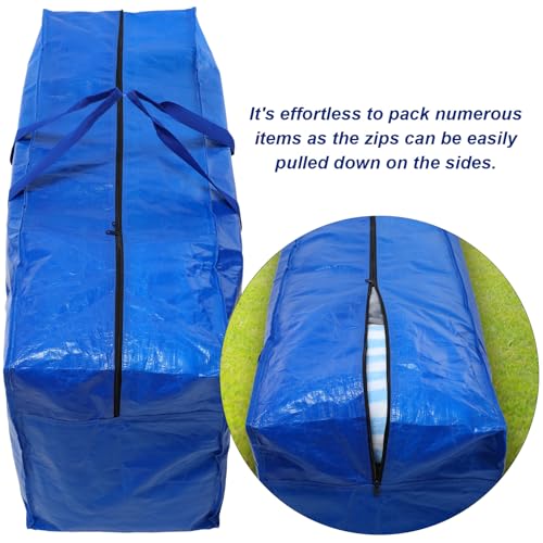 6 Pcs 66 Gallon Extra Large Moving Bags Heavy Duty Storage Bag (6 Count)