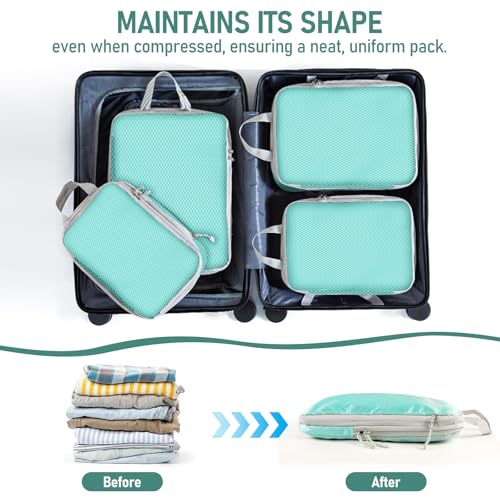 4 Set Packing Cubes For Travel Essentials