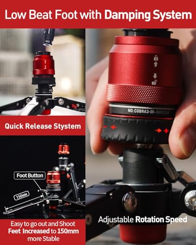 Cobra 3 Monopod with Pedal C180F