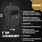 Diaper Bag Backpack with Diaper Changing Mat