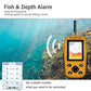 Fish Finder Portable Wireless Sonar & Radio Sensor Depth Finder with Fish Size