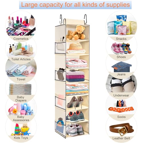 Large Sized Hanging Shoe Organizer 8 (8 Count)