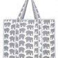 100% Cotton Quilted Tote Bag For Women