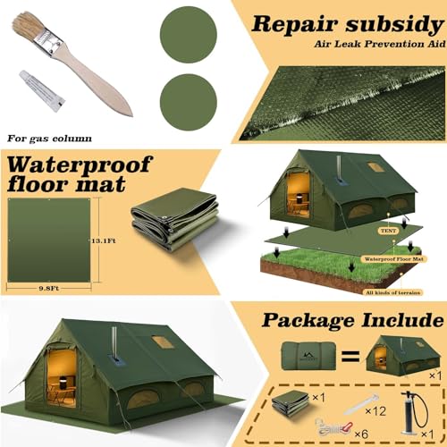 13' x 10' Large Inflatable Tent for Camping 8