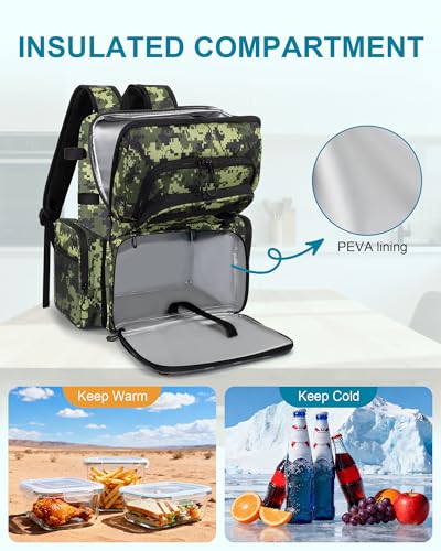 Fishing Backpack with Rod Holders