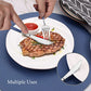 Mirror Silver Blue Silverware Set (4 Count)