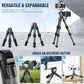 Carbon Fiber Tabletop Tripod with Leveling Base for Camera