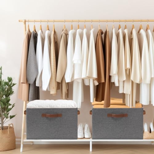 Large Fabric Storage Bins 6 Pack