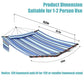 12FT 2 Person Hammock with V Shaped Spreader Bar