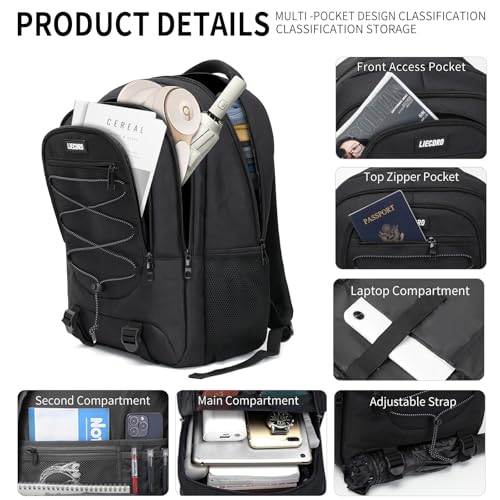 Black School Backpacks for Boys Teens