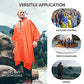 Hooded Rain Poncho for Adults