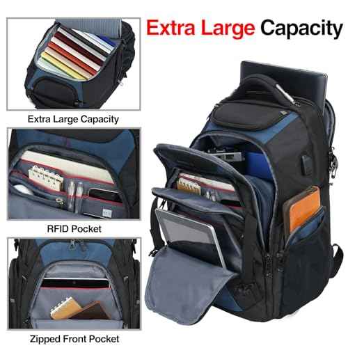 Laptop Backpack 18.4 Inch Computer Backpack for Men