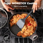 12.5inch Nonstick Frying Pan Paella Pan with Lid