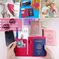 Premium Leather Passport Holder Covers Case