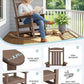 HDPE Oversized Rocking Chair Outdoor