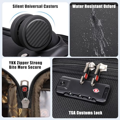 Softside Expandable Luggage with 4 Spinner Wheels (3 Count)