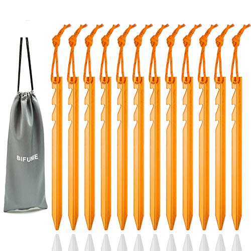 Aluminum Alloy Tent Stakes Pegs (12 Count)